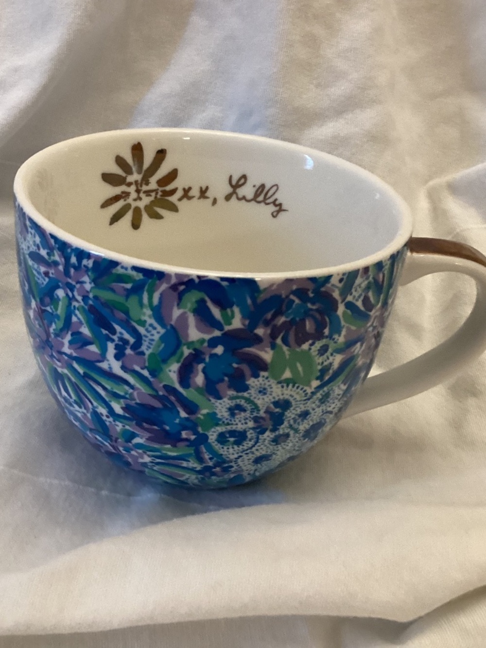 1 Lilly Pulitzer Tiger Lilly Pattern Tea Cup